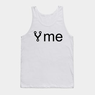 Fork Me - Funny Programmer Design with Git Fork Symbol Tank Top